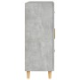 Aparador de madera de ingeniería gris hormigón 69,5x34x90 cm de , Aparadores - Ref: Foro24-812208, Precio: 89,94 €, Descuento: %