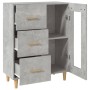 Aparador de madera de ingeniería gris hormigón 69,5x34x90 cm de , Aparadores - Ref: Foro24-812208, Precio: 89,94 €, Descuento: %
