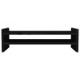 Soporte para monitor madera maciza de pino negro 50x27x15 cm de , Bases y elevadores para ordenadores - Ref: Foro24-814023, P...
