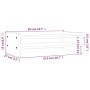 Soporte para monitor madera maciza de pino negro 50x27x15 cm de , Bases y elevadores para ordenadores - Ref: Foro24-814023, P...