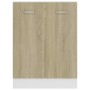 Armario inferior cocina contrachapada color roble 60x46x81,5 cm de vidaXL, Armarios de cocina - Ref: Foro24-801191, Precio: 7...