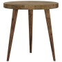 Juego de mesitas auxiliares 3 piezas MDF y hierro marrón oscuro de , Mesas auxiliares - Ref: Foro24-286094, Precio: 97,07 €, ...