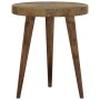 Juego de mesitas auxiliares 3 piezas MDF y hierro marrón oscuro de , Mesas auxiliares - Ref: Foro24-286094, Precio: 97,07 €, ...