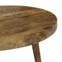 Juego de mesitas auxiliares 3 piezas MDF y hierro marrón oscuro de , Mesas auxiliares - Ref: Foro24-286094, Precio: 97,07 €, ...