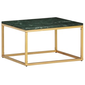 Mesa de centro piedra real textura de mármol verde 60x60x35 cm de , Mesas de centro - Ref: Foro24-286440, Precio: 110,97 €, D...