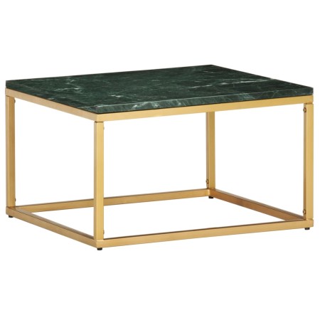 Mesa de centro piedra real textura de mármol verde 60x60x35 cm de , Mesas de centro - Ref: Foro24-286440, Precio: 110,97 €, D...