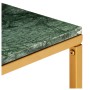 Mesa de centro piedra real textura de mármol verde 60x60x35 cm de , Mesas de centro - Ref: Foro24-286440, Precio: 110,97 €, D...