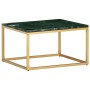 Mesa de centro piedra real textura de mármol verde 60x60x35 cm de , Mesas de centro - Ref: Foro24-286440, Precio: 110,97 €, D...