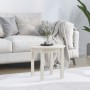 Mesa de centro de madera maciza de pino blanco Ø 45x40 cm de , Mesas de centro - Ref: Foro24-822333, Precio: 38,41 €, Descuen...