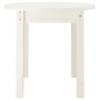 Mesa de centro de madera maciza de pino blanco Ø 45x40 cm de , Mesas de centro - Ref: Foro24-822333, Precio: 38,41 €, Descuen...