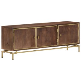 Mueble de TV de madera maciza de mango 120x30x46 cm de , Muebles TV - Ref: Foro24-287756, Precio: 210,13 €, Descuento: %