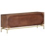 Mueble de TV de madera maciza de mango 120x30x46 cm de , Muebles TV - Ref: Foro24-287756, Precio: 210,13 €, Descuento: %