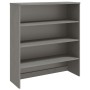 Aparador superior HAMAR pino macizo gris claro 90x30x100 cm de , Aparadores - Ref: Foro24-340435, Precio: 96,70 €, Descuento: %