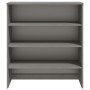 Aparador superior HAMAR pino macizo gris claro 90x30x100 cm de , Aparadores - Ref: Foro24-340435, Precio: 96,70 €, Descuento: %