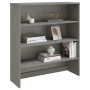 Aparador superior HAMAR pino macizo gris claro 90x30x100 cm de , Aparadores - Ref: Foro24-340435, Precio: 96,70 €, Descuento: %