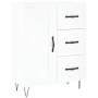 Aparador de madera de ingeniería blanco 69,5x34x90 cm de , Aparadores - Ref: Foro24-830252, Precio: 93,39 €, Descuento: %