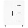 Aparador de madera de ingeniería blanco 69,5x34x90 cm de , Aparadores - Ref: Foro24-830252, Precio: 93,39 €, Descuento: %