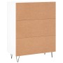 Aparador de madera de ingeniería blanco 69,5x34x90 cm de , Aparadores - Ref: Foro24-830252, Precio: 93,39 €, Descuento: %
