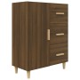 Aparador de madera de ingeniería marrón roble 69,5x34x90 cm de , Aparadores - Ref: Foro24-817353, Precio: 84,59 €, Descuento: %