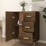 Aparador de madera de ingeniería marrón roble 69,5x34x90 cm de , Aparadores - Ref: Foro24-817353, Precio: 84,59 €, Descuento: %