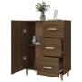 Aparador de madera de ingeniería marrón roble 69,5x34x90 cm de , Aparadores - Ref: Foro24-817353, Precio: 84,59 €, Descuento: %