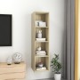 Mueble TV pared contrachapada color roble Sonoma 37x37x142,5 cm de , Muebles TV - Ref: Foro24-805492, Precio: 61,21 €, Descue...