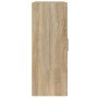 Armario de pared madera ingeniería roble Sonoma 69,5x32,5x90 cm de , Estantes y estanterías - Ref: Foro24-812297, Precio: 82,...