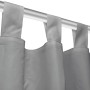 Cortinas de micro-raso con bucles 2 unidades 140x245 cm gris de , Cortinas y visillos - Ref: Foro24-132215, Precio: 32,73 €, ...