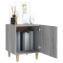 Mesita de noche madera contrachapada gris Sonoma de , Mesitas de noche - Ref: Foro24-817311, Precio: 38,77 €, Descuento: %