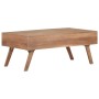 Mesa de centro de madera maciza de mango 100x60x40 cm de , Mesas de centro - Ref: Foro24-323599, Precio: 159,74 €, Descuento: %