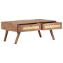 Mesa de centro de madera maciza de mango 100x60x40 cm de , Mesas de centro - Ref: Foro24-323599, Precio: 159,74 €, Descuento: %