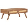 Mesa de centro de madera maciza de mango 100x60x40 cm de , Mesas de centro - Ref: Foro24-323599, Precio: 159,74 €, Descuento: %