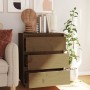 Aparador de madera maciza de pino marrón miel 60x34x75 cm de , Aparadores - Ref: Foro24-813363, Precio: 80,13 €, Descuento: %