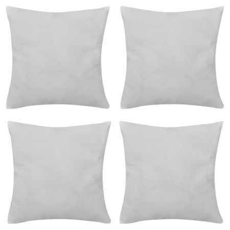 4 fundas blancas para cojines de algodón, 50 x 50 cm de , Cojines - Ref: Foro24-130902, Precio: 25,18 €, Descuento: %