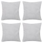 4 fundas blancas para cojines de algodón, 50 x 50 cm de , Cojines - Ref: Foro24-130902, Precio: 25,18 €, Descuento: %