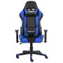 Silla gaming giratoria PVC azul de vidaXL, Sillones para videojuegos - Ref: Foro24-20490, Precio: 171,51 €, Descuento: %