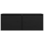 Armarios de pared 2 uds madera maciza pino negro 45x30x35 cm de , Estantes y estanterías - Ref: Foro24-813444, Precio: 83,44 ...