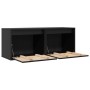 Armarios de pared 2 uds madera maciza pino negro 45x30x35 cm de , Estantes y estanterías - Ref: Foro24-813444, Precio: 83,44 ...
