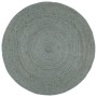 Alfombra de yute tejida a mano redonda verde oliva 180 cm de , Alfombras - Ref: Foro24-343599, Precio: 115,02 €, Descuento: %