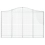 Cestas gaviones 20 uds forma de arco hierro 200x30x120/140 cm de , Maceteros y jardineras - Ref: Foro24-3145466, Precio: 1,00...