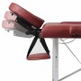 Mesa plegable masaje y accesorios 2 zonas aluminio rojo de , Mesas de masaje - Ref: Foro24-110087, Precio: 162,26 €, Descuent...