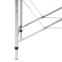 Mesa plegable masaje y accesorios 2 zonas aluminio rojo de , Mesas de masaje - Ref: Foro24-110087, Precio: 162,26 €, Descuent...