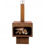 RedFire Chimenea Jersey XL acero óxido 81077 de , Chimeneas - Ref: Foro24-411819, Precio: 226,80 €, Descuento: %