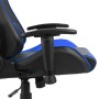 Silla gaming giratoria PVC azul de vidaXL, Sillones para videojuegos - Ref: Foro24-20490, Precio: 171,51 €, Descuento: %
