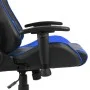 Silla gaming giratoria PVC azul de vidaXL, Sillones para videojuegos - Ref: Foro24-20490, Precio: 168,98 €, Descuento: %