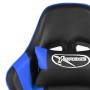 Silla gaming giratoria PVC azul de vidaXL, Sillones para videojuegos - Ref: Foro24-20490, Precio: 171,51 €, Descuento: %