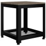 Mesita auxiliar MDF y hierro gris y negro 40x40x45 cm de , Mesas auxiliares - Ref: Foro24-286080, Precio: 58,79 €, Descuento: %
