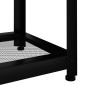 Mesita auxiliar MDF y hierro gris y negro 40x40x45 cm de , Mesas auxiliares - Ref: Foro24-286080, Precio: 58,79 €, Descuento: %