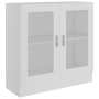 Vitrina de madera contrachapada blanco 82,5x30,5x80 cm de vidaXL, Librerías y estanterías - Ref: Foro24-802741, Precio: 63,19...
