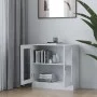 Vitrina de madera contrachapada blanco 82,5x30,5x80 cm de vidaXL, Librerías y estanterías - Ref: Foro24-802741, Precio: 61,70...